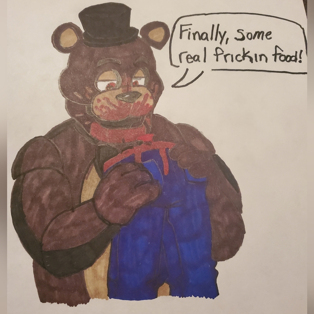 Freddy Fazbear drawing!